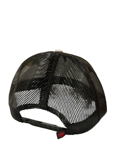 SUZUKI MESH HAT CAP HAYABUSA KANJI LOGO LIGHT HEATHER GREY GENUINE OEM NEW